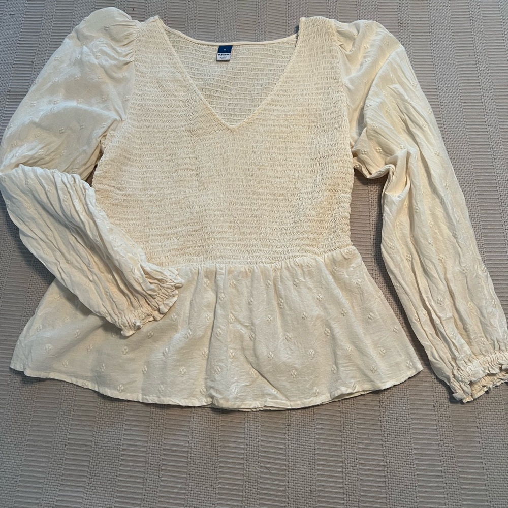 Old Navy size medium peplum top
